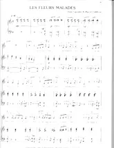download the accordion score Les fleurs malades in PDF format