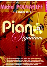 télécharger la partition d'accordéon Michel Polnareff : Piano Signature (10 titres) au format PDF