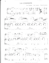 descargar la partitura para acordeón La chanson en formato PDF