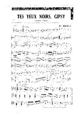 download the accordion score Tes yeux noirs Gipsy (Sur la célèbre mélodie Russe : Otchi Tchornia) (Fantaisie Tzigane) (Valse) in PDF format