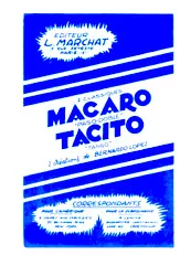 télécharger la partition d'accordéon Tacito (Orchestration) (Tango) au format PDF
