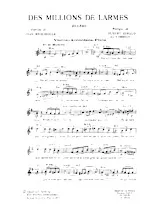 télécharger la partition d'accordéon Des millions de larmes (Arrangement : Yvonne Thomson) (Boléro) au format PDF