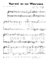 scarica la spartito per fisarmonica Vaarwel en tot Weerziens (Arrangement : Eddy Govert) (Slow Rock)  in formato PDF