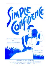download the accordion score Simple Confidence (Orchestration) (Valse) in PDF format
