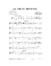 télécharger la partition d'accordéon Le fruit défendu (Fox Calypso) au format PDF