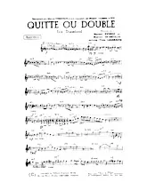 télécharger la partition d'accordéon Quitte ou Double (Arrangement : Théo Lecomte) (Fox Dixieland) au format PDF