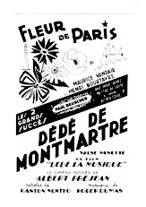 télécharger la partition d'accordéon Dédé de Montmartre au format PDF