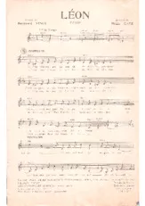 télécharger la partition d'accordéon Léon (Chant : Annie Cordy) (Tango) au format PDF