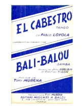 télécharger la partition d'accordéon El Cabestro (Orchestration Complète) (Tango) au format PDF