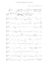 télécharger la partition d'accordéon La région de son cœur (Swing) au format PDF