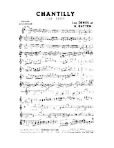 scarica la spartito per fisarmonica Chantilly (Fox Trot) in formato PDF