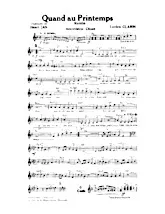 scarica la spartito per fisarmonica Quand au Printemps (Rumba) in formato PDF