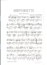 télécharger la partition d'accordéon Historiette (Ballet Miniature) (Polka Lente) au format PDF
