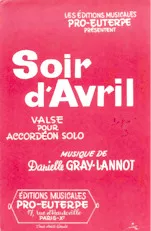 télécharger la partition d'accordéon Soir d'Avril (Valse) au format PDF