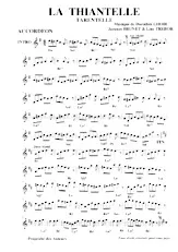 download the accordion score La Thiantelle (Tarentelle) in PDF format
