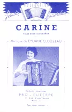 télécharger la partition d'accordéon Carine (Valse) au format PDF