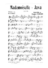 télécharger la partition d'accordéon Mademoiselle Java (Orchestration Complète) au format PDF