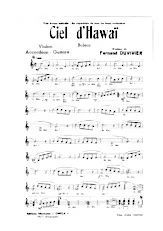 télécharger la partition d'accordéon Ciel d'Hawaï (Orchestration Complète) (Boléro) au format PDF