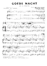 télécharger la partition d'accordéon Goede Nacht (Il silenzio) (Arrangement : de Jenny Laurens) (Slow)  au format PDF