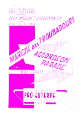 télécharger la partition d'accordéon Marche des troubadours (Orchestration Complète) au format PDF