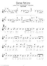 scarica la spartito per fisarmonica Danse Petiote (Tarentelle) in formato PDF