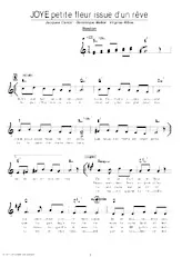 scarica la spartito per fisarmonica Joye petite fleur issue d'un rêve (Boston) in formato PDF