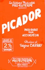 télécharger la partition d'accordéon Picador (Paso Doble) au format PDF