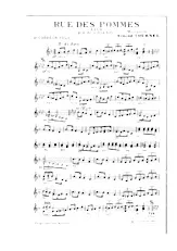 télécharger la partition d'accordéon Rue des pommes (Java) au format PDF