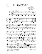 download the accordion score El Simpatico (Arrangement : Eliane Margelli) (Paso Doble) in PDF format