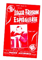 scarica la spartito per fisarmonica Léger frisson + Envol Musette (Valse) in formato PDF