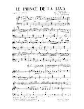 descargar la partitura para acordeón Le prince de la java en formato PDF