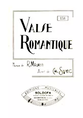 télécharger la partition d'accordéon Valse Romantique (Arrangement : Charles Svec) au format PDF