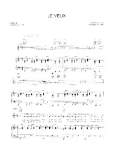 télécharger la partition d'accordéon Je Veux (Chant : Zaz) au format PDF