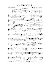 descargar la partitura para acordeón Cambodge (One Step) en formato PDF