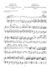 télécharger la partition d'accordéon Sonata n°3 (Promenade in Moscov Neskuchny Garden for Bayan) au format PDF