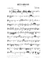 descargar la partitura para acordeón Resabios (Paso Doble) en formato PDF