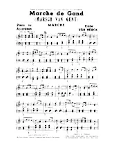 télécharger la partition d'accordéon Marche de Gand (Marsch Van Gent) au format PDF