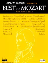 télécharger la partition d'accordéon Best Of Mozart (16 titres) au format PDF