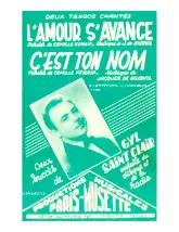 télécharger la partition d'accordéon L'amour s'avance (Orchestration) (Tango Chanté) au format PDF