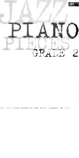 télécharger la partition d'accordéon Jazz Piano Pieces (Grade 2) au format PDF