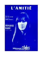 télécharger la partition d'accordéon L'Amitié (Chant : Françoise Hardy) (Slow) au format PDF