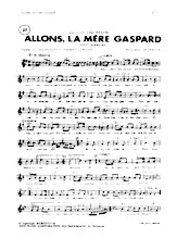 download the accordion score Allons La mère Gaspard (Step Marche) in PDF format