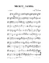 descargar la partitura para acordeón Mickey Samba en formato PDF