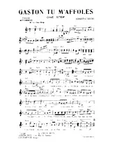 télécharger la partition d'accordéon Gaston tu m'affoles (One Step) au format PDF