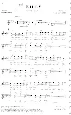 descargar la partitura para acordeón Billy (Chant : Céline Dion) en formato PDF