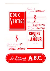 télécharger la partition d'accordéon Doux Vertige (Arrangement :  Joë Dallas) (Valse) au format PDF