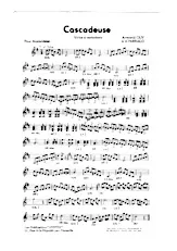 download the accordion score Cascadeuse (Valse à Variations) in PDF format