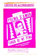 télécharger la partition d'accordéon Poema d'Amor (Tango Argentin) au format PDF