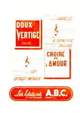 télécharger la partition d'accordéon Croire à l'amour (Valse) au format PDF