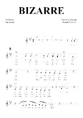 télécharger la partition d'accordéon Bizarre (Pop Enfant) au format PDF